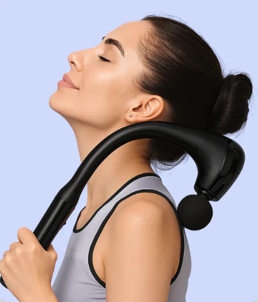 Masajeador Muscular Portátil Mango Extendido 4 en 1
